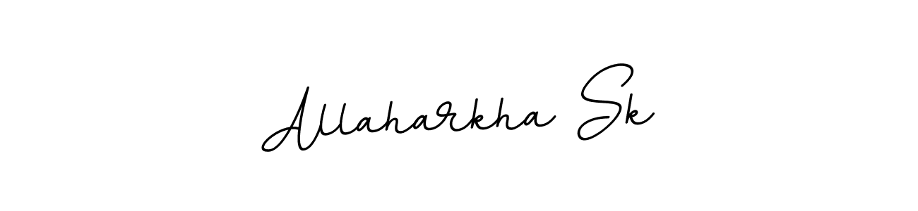 Make a beautiful signature design for name Allaharkha Sk. With this signature (BallpointsItalic-DORy9) style, you can create a handwritten signature for free. Allaharkha Sk signature style 11 images and pictures png