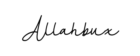 Make a beautiful signature design for name Allahbux. With this signature (BallpointsItalic-DORy9) style, you can create a handwritten signature for free. Allahbux signature style 11 images and pictures png