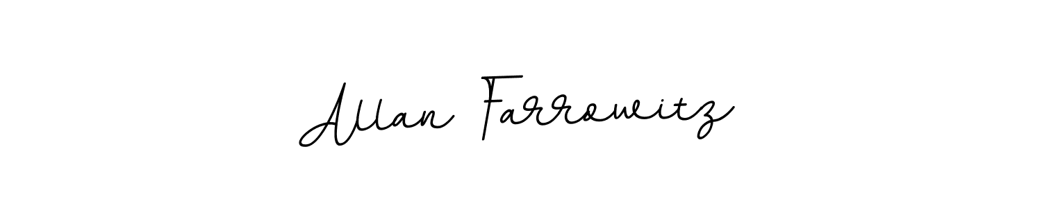 Allan Farrowitz stylish signature style. Best Handwritten Sign (BallpointsItalic-DORy9) for my name. Handwritten Signature Collection Ideas for my name Allan Farrowitz. Allan Farrowitz signature style 11 images and pictures png