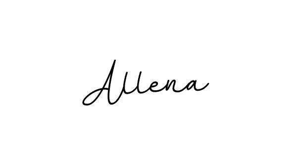 Also we have Allena name is the best signature style. Create professional handwritten signature collection using BallpointsItalic-DORy9 autograph style. Allena signature style 11 images and pictures png