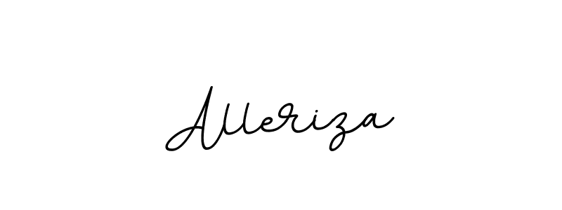 The best way (BallpointsItalic-DORy9) to make a short signature is to pick only two or three words in your name. The name Alleriza include a total of six letters. For converting this name. Alleriza signature style 11 images and pictures png