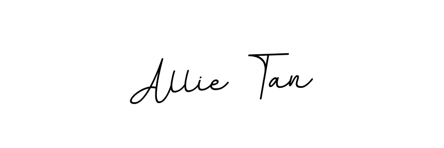 Make a beautiful signature design for name Allie Tan. With this signature (BallpointsItalic-DORy9) style, you can create a handwritten signature for free. Allie Tan signature style 11 images and pictures png