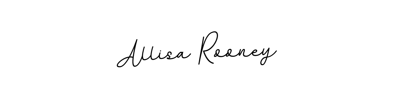 Create a beautiful signature design for name Allisa Rooney. With this signature (BallpointsItalic-DORy9) fonts, you can make a handwritten signature for free. Allisa Rooney signature style 11 images and pictures png