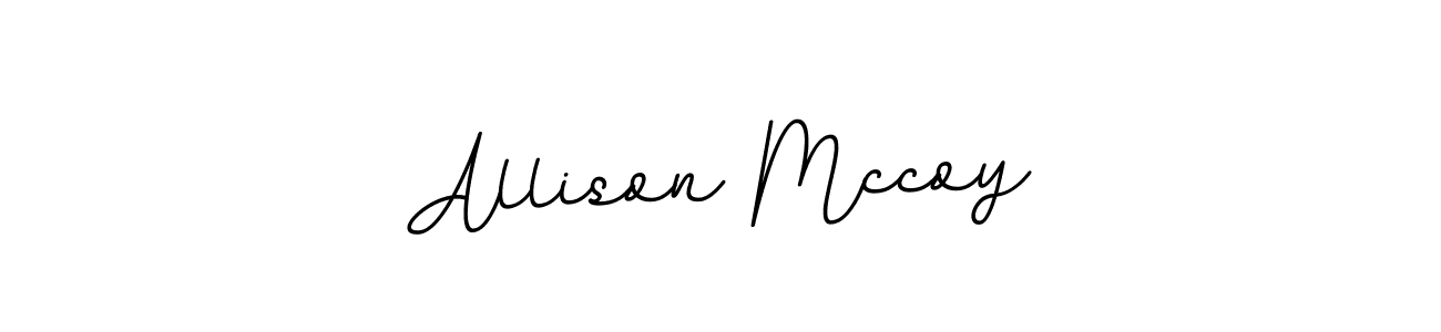 Design your own signature with our free online signature maker. With this signature software, you can create a handwritten (BallpointsItalic-DORy9) signature for name Allison Mccoy. Allison Mccoy signature style 11 images and pictures png