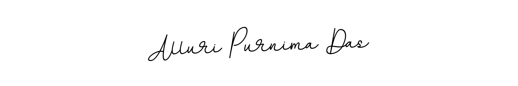 Create a beautiful signature design for name Alluri Purnima Das. With this signature (BallpointsItalic-DORy9) fonts, you can make a handwritten signature for free. Alluri Purnima Das signature style 11 images and pictures png