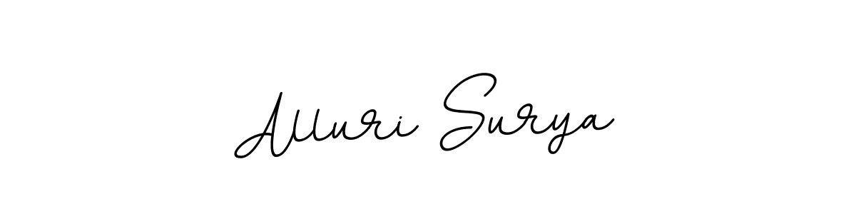 if you are searching for the best signature style for your name Alluri Surya. so please give up your signature search. here we have designed multiple signature styles  using BallpointsItalic-DORy9. Alluri Surya signature style 11 images and pictures png