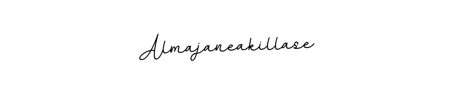 Use a signature maker to create a handwritten signature online. With this signature software, you can design (BallpointsItalic-DORy9) your own signature for name Almajaneakillase. Almajaneakillase signature style 11 images and pictures png