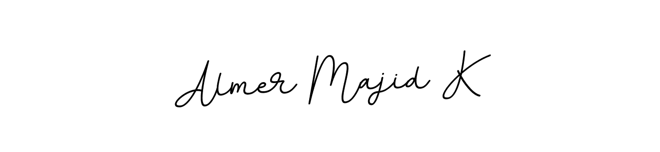 BallpointsItalic-DORy9 is a professional signature style that is perfect for those who want to add a touch of class to their signature. It is also a great choice for those who want to make their signature more unique. Get Almer Majid K name to fancy signature for free. Almer Majid K signature style 11 images and pictures png