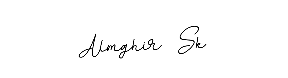 The best way (BallpointsItalic-DORy9) to make a short signature is to pick only two or three words in your name. The name Almghir  Sk include a total of six letters. For converting this name. Almghir  Sk signature style 11 images and pictures png