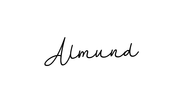 How to make Almund name signature. Use BallpointsItalic-DORy9 style for creating short signs online. This is the latest handwritten sign. Almund signature style 11 images and pictures png