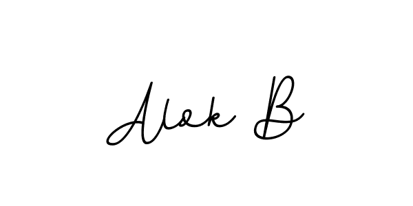 How to make Alok B signature? BallpointsItalic-DORy9 is a professional autograph style. Create handwritten signature for Alok B name. Alok B signature style 11 images and pictures png