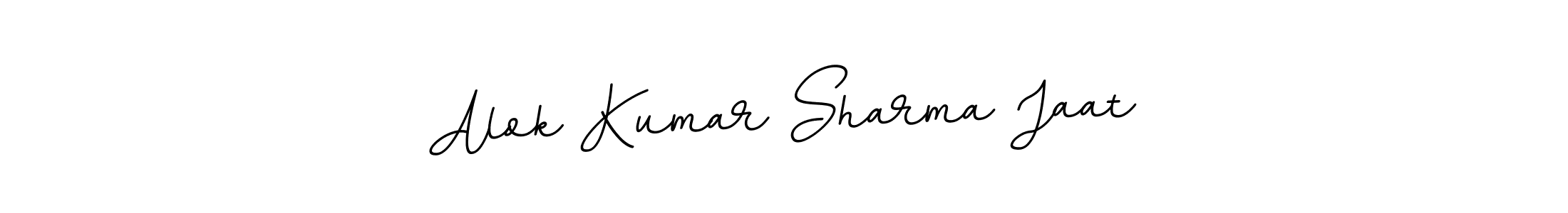 Create a beautiful signature design for name Alok Kumar Sharma Jaat. With this signature (BallpointsItalic-DORy9) fonts, you can make a handwritten signature for free. Alok Kumar Sharma Jaat signature style 11 images and pictures png