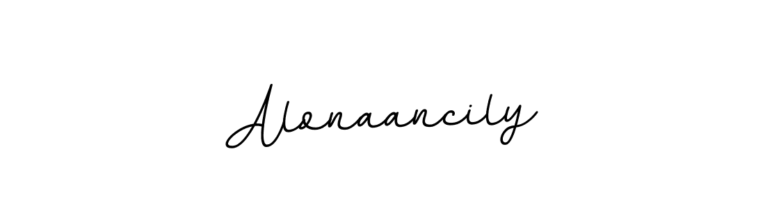 Create a beautiful signature design for name Alonaancily. With this signature (BallpointsItalic-DORy9) fonts, you can make a handwritten signature for free. Alonaancily signature style 11 images and pictures png