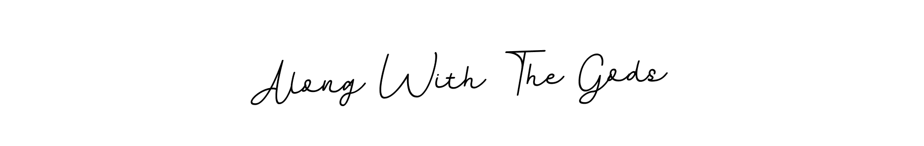 Create a beautiful signature design for name Along With The Gods. With this signature (BallpointsItalic-DORy9) fonts, you can make a handwritten signature for free. Along With The Gods signature style 11 images and pictures png