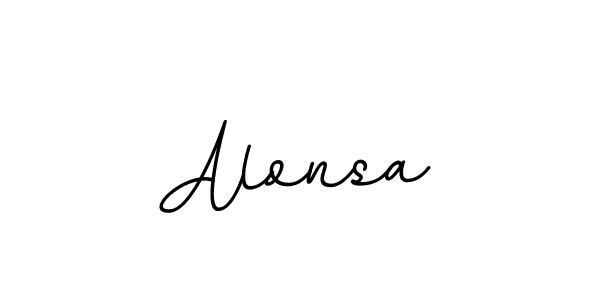 The best way (BallpointsItalic-DORy9) to make a short signature is to pick only two or three words in your name. The name Alonsa include a total of six letters. For converting this name. Alonsa signature style 11 images and pictures png