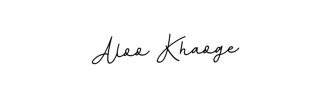 How to make Aloo Khaoge signature? BallpointsItalic-DORy9 is a professional autograph style. Create handwritten signature for Aloo Khaoge name. Aloo Khaoge signature style 11 images and pictures png
