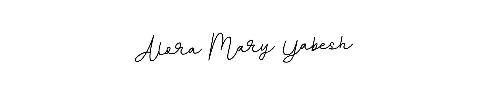 if you are searching for the best signature style for your name Alora Mary Yabesh. so please give up your signature search. here we have designed multiple signature styles  using BallpointsItalic-DORy9. Alora Mary Yabesh signature style 11 images and pictures png