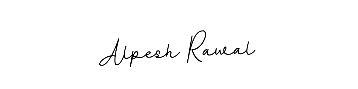 Design your own signature with our free online signature maker. With this signature software, you can create a handwritten (BallpointsItalic-DORy9) signature for name Alpesh Rawal. Alpesh Rawal signature style 11 images and pictures png