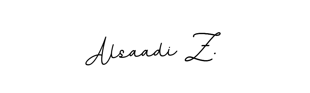 Also You can easily find your signature by using the search form. We will create Alsaadi Z. name handwritten signature images for you free of cost using BallpointsItalic-DORy9 sign style. Alsaadi Z. signature style 11 images and pictures png