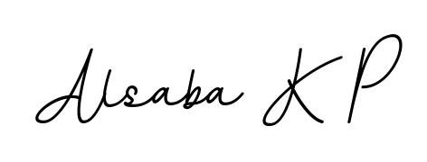 Design your own signature with our free online signature maker. With this signature software, you can create a handwritten (BallpointsItalic-DORy9) signature for name Alsaba K P. Alsaba K P signature style 11 images and pictures png