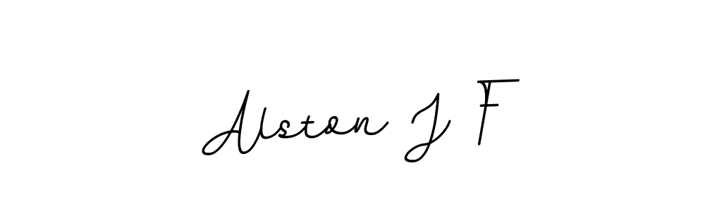 Alston J F stylish signature style. Best Handwritten Sign (BallpointsItalic-DORy9) for my name. Handwritten Signature Collection Ideas for my name Alston J F. Alston J F signature style 11 images and pictures png