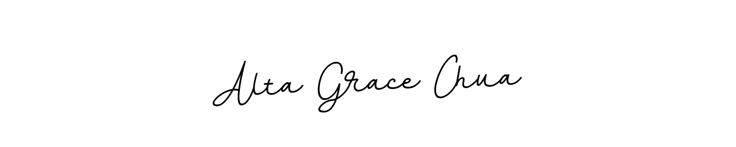 Design your own signature with our free online signature maker. With this signature software, you can create a handwritten (BallpointsItalic-DORy9) signature for name Alta Grace Chua. Alta Grace Chua signature style 11 images and pictures png