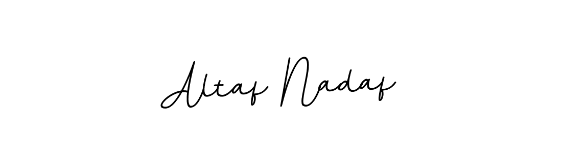 Use a signature maker to create a handwritten signature online. With this signature software, you can design (BallpointsItalic-DORy9) your own signature for name Altaf Nadaf. Altaf Nadaf signature style 11 images and pictures png