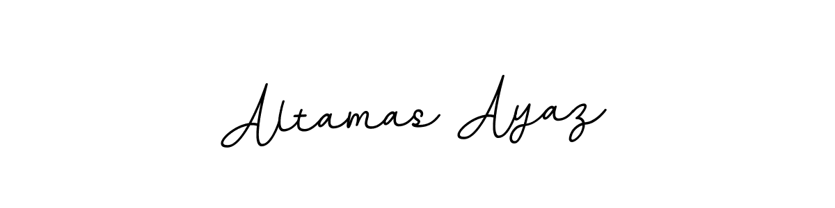 Design your own signature with our free online signature maker. With this signature software, you can create a handwritten (BallpointsItalic-DORy9) signature for name Altamas Ayaz. Altamas Ayaz signature style 11 images and pictures png