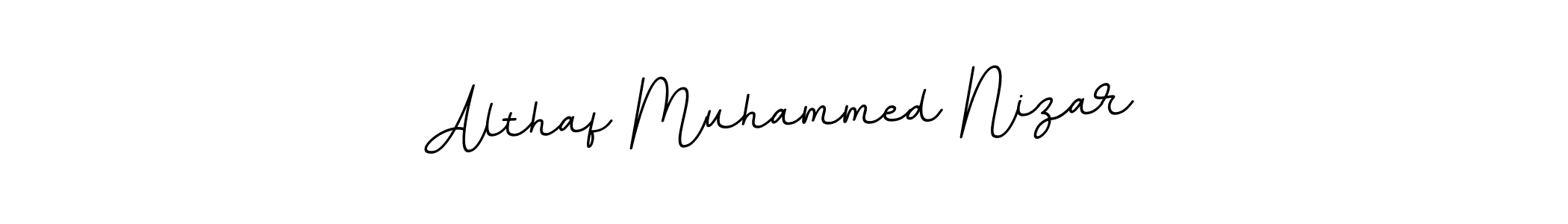 Althaf Muhammed Nizar stylish signature style. Best Handwritten Sign (BallpointsItalic-DORy9) for my name. Handwritten Signature Collection Ideas for my name Althaf Muhammed Nizar. Althaf Muhammed Nizar signature style 11 images and pictures png