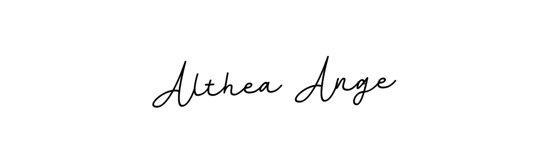 It looks lik you need a new signature style for name Althea Ange. Design unique handwritten (BallpointsItalic-DORy9) signature with our free signature maker in just a few clicks. Althea Ange signature style 11 images and pictures png