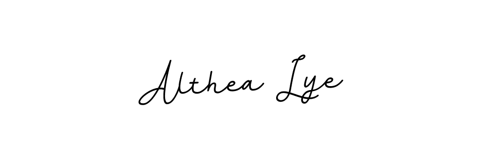 Also You can easily find your signature by using the search form. We will create Althea Lye name handwritten signature images for you free of cost using BallpointsItalic-DORy9 sign style. Althea Lye signature style 11 images and pictures png