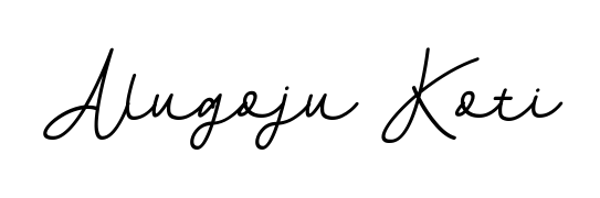 Make a beautiful signature design for name Alugoju Koti. Use this online signature maker to create a handwritten signature for free. Alugoju Koti signature style 11 images and pictures png