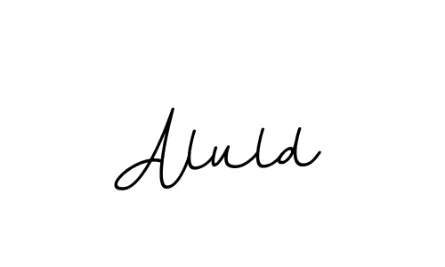 Use a signature maker to create a handwritten signature online. With this signature software, you can design (BallpointsItalic-DORy9) your own signature for name Aluld. Aluld signature style 11 images and pictures png