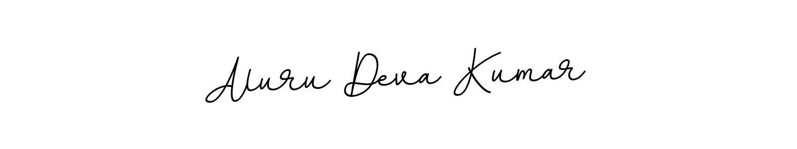 The best way (BallpointsItalic-DORy9) to make a short signature is to pick only two or three words in your name. The name Aluru Deva Kumar include a total of six letters. For converting this name. Aluru Deva Kumar signature style 11 images and pictures png