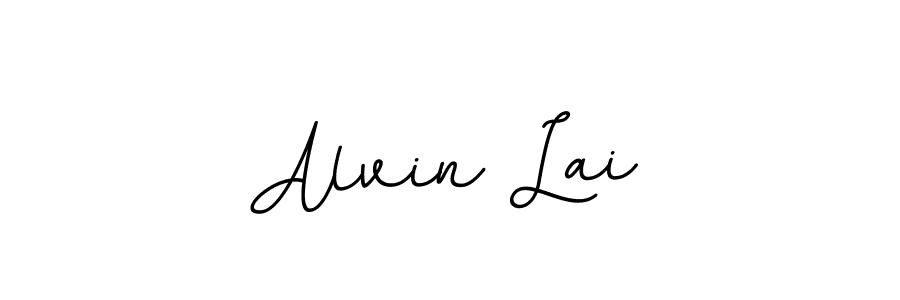 You should practise on your own different ways (BallpointsItalic-DORy9) to write your name (Alvin Lai) in signature. don't let someone else do it for you. Alvin Lai signature style 11 images and pictures png