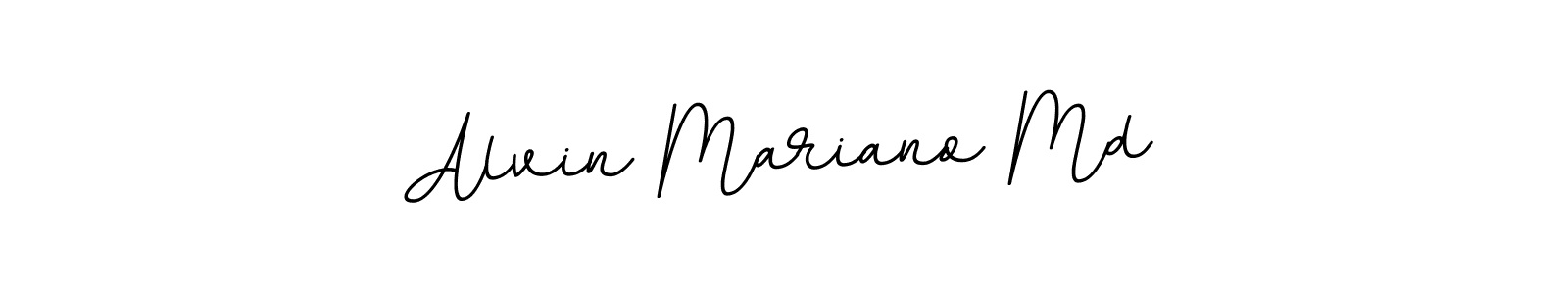 How to make Alvin Mariano Md signature? BallpointsItalic-DORy9 is a professional autograph style. Create handwritten signature for Alvin Mariano Md name. Alvin Mariano Md signature style 11 images and pictures png