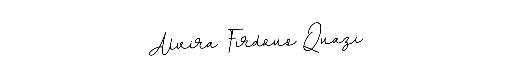 Use a signature maker to create a handwritten signature online. With this signature software, you can design (BallpointsItalic-DORy9) your own signature for name Alvira Firdous Quazi. Alvira Firdous Quazi signature style 11 images and pictures png