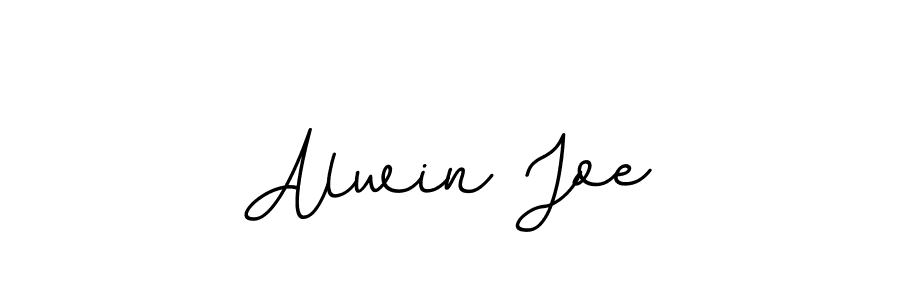 How to make Alwin Joe signature? BallpointsItalic-DORy9 is a professional autograph style. Create handwritten signature for Alwin Joe name. Alwin Joe signature style 11 images and pictures png