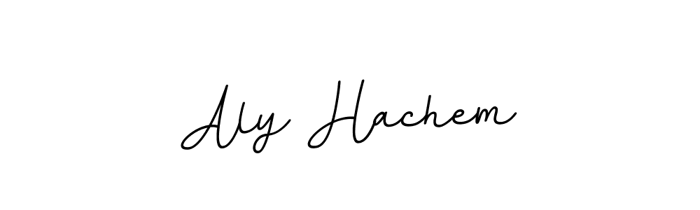 Also we have Aly Hachem name is the best signature style. Create professional handwritten signature collection using BallpointsItalic-DORy9 autograph style. Aly Hachem signature style 11 images and pictures png