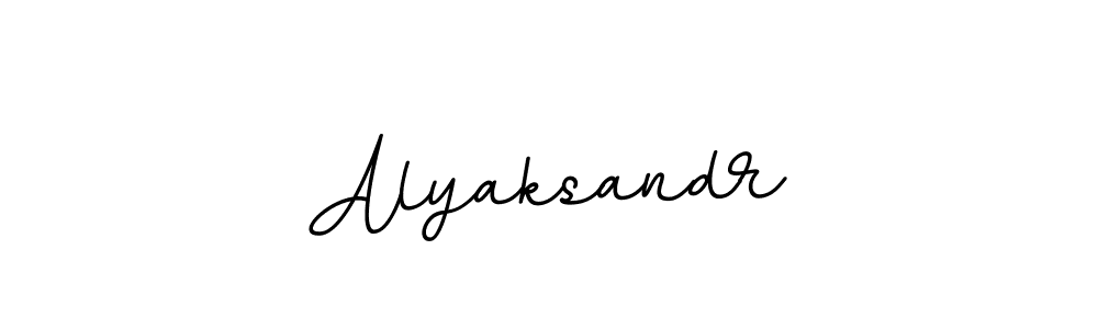 Design your own signature with our free online signature maker. With this signature software, you can create a handwritten (BallpointsItalic-DORy9) signature for name Alyaksandr. Alyaksandr signature style 11 images and pictures png