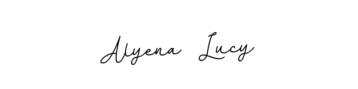 Once you've used our free online signature maker to create your best signature BallpointsItalic-DORy9 style, it's time to enjoy all of the benefits that Alyena  Lucy name signing documents. Alyena  Lucy signature style 11 images and pictures png