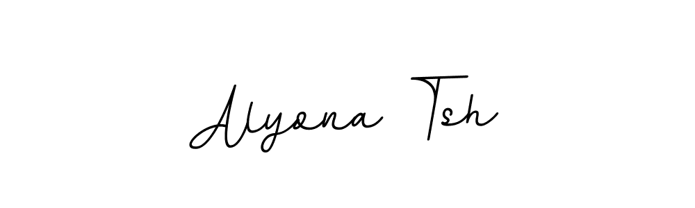 Also You can easily find your signature by using the search form. We will create Alyona Tsh name handwritten signature images for you free of cost using BallpointsItalic-DORy9 sign style. Alyona Tsh signature style 11 images and pictures png