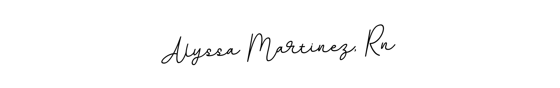 Alyssa Martinez, Rn stylish signature style. Best Handwritten Sign (BallpointsItalic-DORy9) for my name. Handwritten Signature Collection Ideas for my name Alyssa Martinez, Rn. Alyssa Martinez, Rn signature style 11 images and pictures png