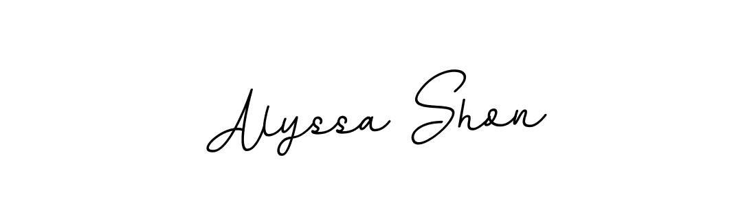 Also You can easily find your signature by using the search form. We will create Alyssa Shon name handwritten signature images for you free of cost using BallpointsItalic-DORy9 sign style. Alyssa Shon signature style 11 images and pictures png