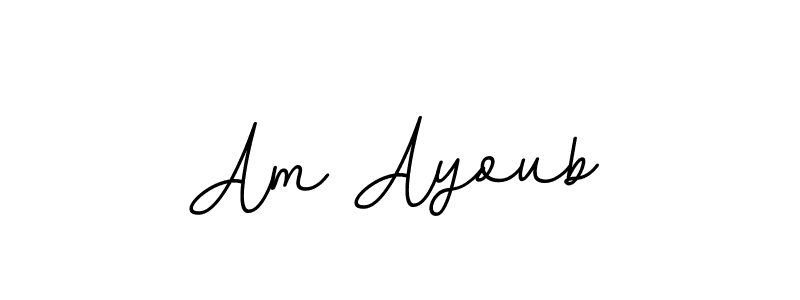 Design your own signature with our free online signature maker. With this signature software, you can create a handwritten (BallpointsItalic-DORy9) signature for name Am Ayoub. Am Ayoub signature style 11 images and pictures png