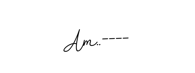 This is the best signature style for the Am..---- name. Also you like these signature font (BallpointsItalic-DORy9). Mix name signature. Am..---- signature style 11 images and pictures png