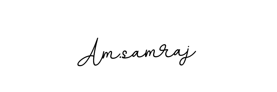 Design your own signature with our free online signature maker. With this signature software, you can create a handwritten (BallpointsItalic-DORy9) signature for name Am.samraj. Am.samraj signature style 11 images and pictures png