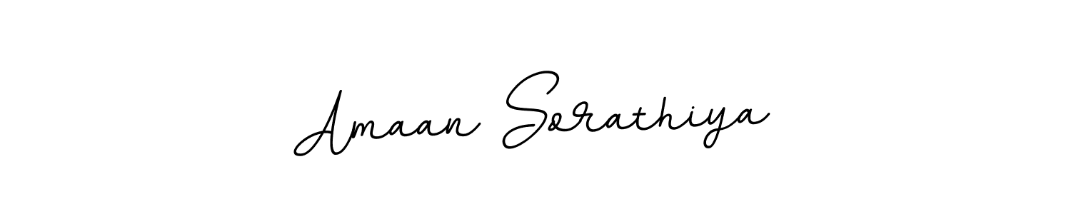 You should practise on your own different ways (BallpointsItalic-DORy9) to write your name (Amaan Sorathiya) in signature. don't let someone else do it for you. Amaan Sorathiya signature style 11 images and pictures png