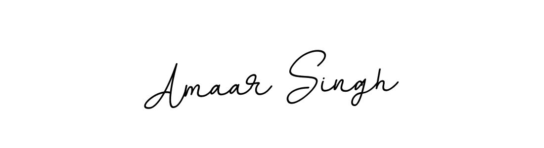 Use a signature maker to create a handwritten signature online. With this signature software, you can design (BallpointsItalic-DORy9) your own signature for name Amaar Singh. Amaar Singh signature style 11 images and pictures png