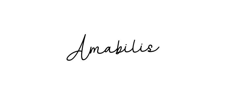 Make a beautiful signature design for name Amabilis. With this signature (BallpointsItalic-DORy9) style, you can create a handwritten signature for free. Amabilis signature style 11 images and pictures png